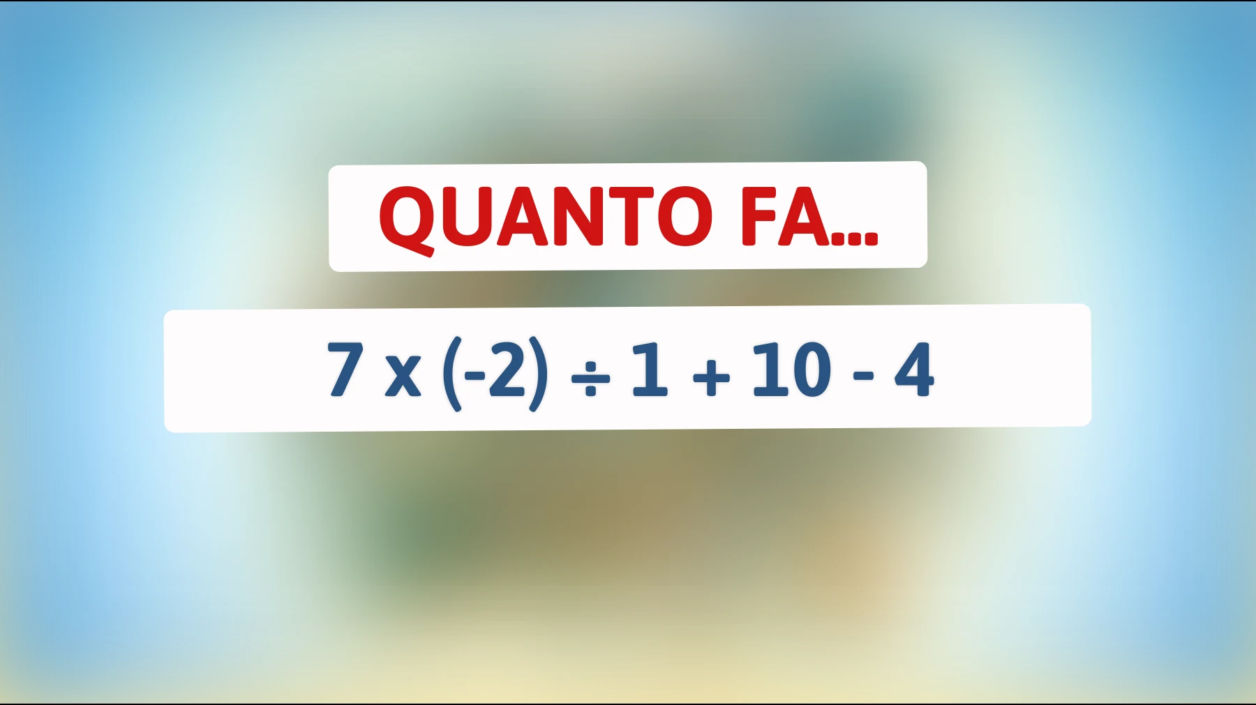 "La Sfida Impossibile: Solo i Veri Geni Riescono a Risolvere Quest'Equazione in Meno di 30 Secondi!""